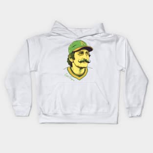 Rollie Fingers Fan Illustration Kids Hoodie